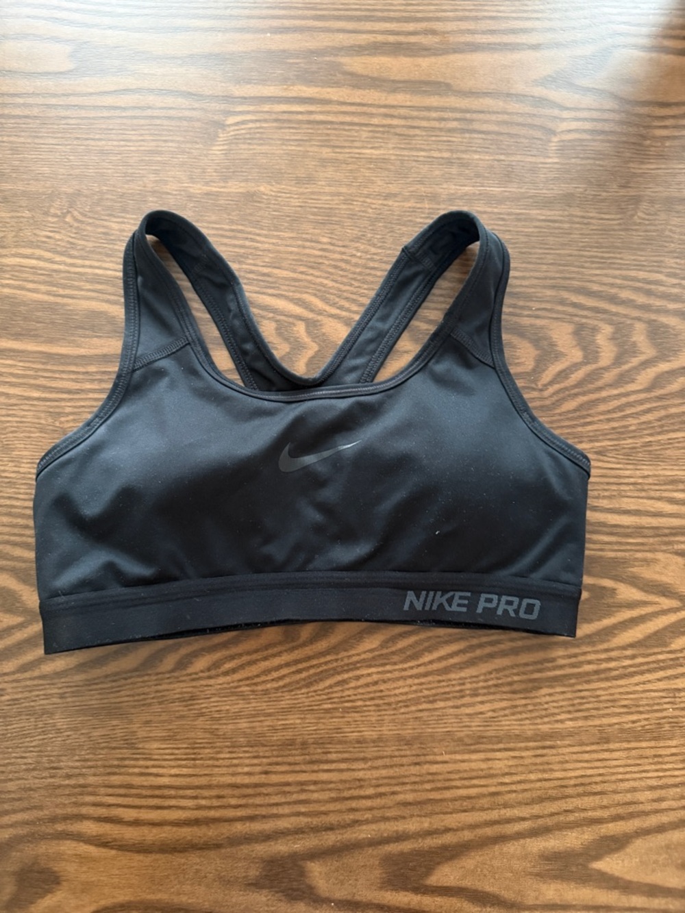 Nike Pro black sports bra